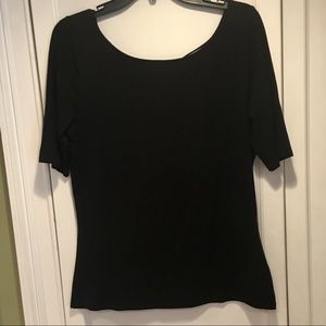 Ann Taylor/ White & Black Top, Size M